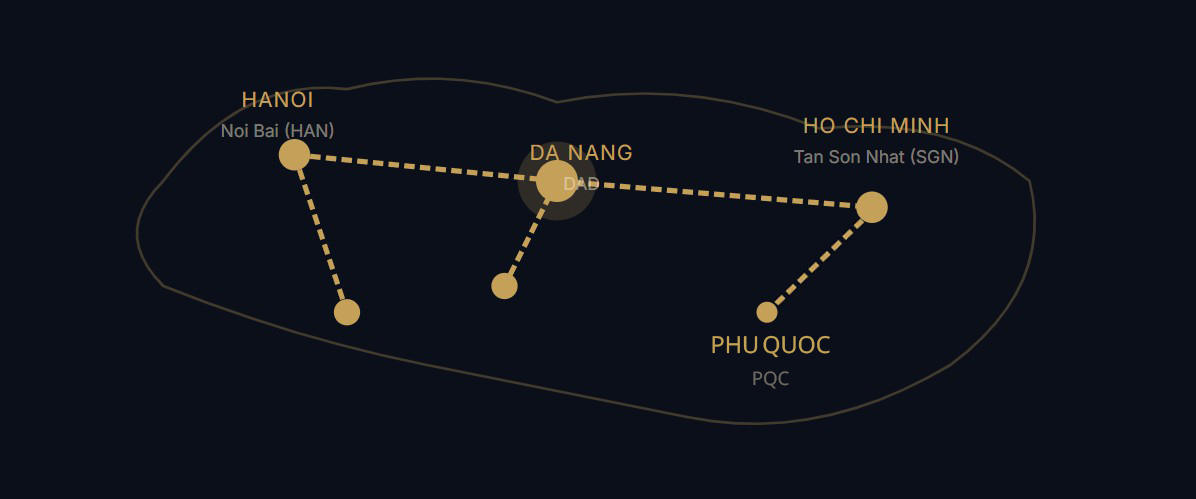 Vietnam network map
